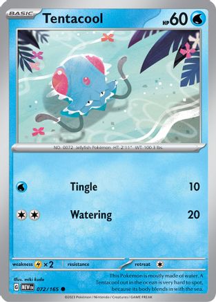 Tentacool (72) - SV Scarlet & Violet 151