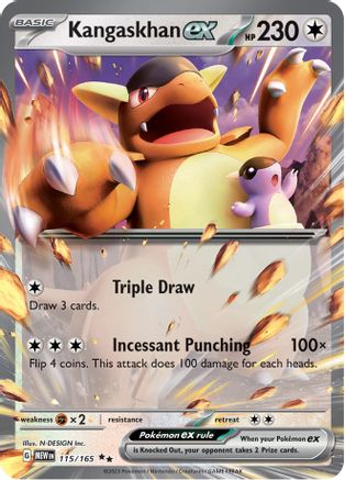 Kangaskhan ex (115) Holofoil - Scarlet & Violet 151
