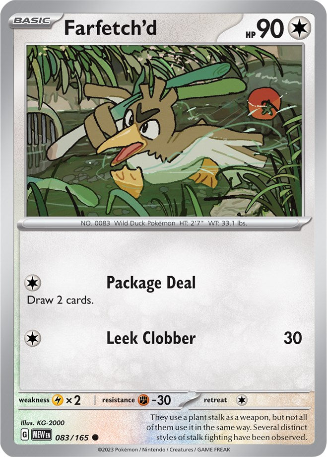 Farfetch'd (083/165) [Scarlet & Violet: 151] | Silver Goblin