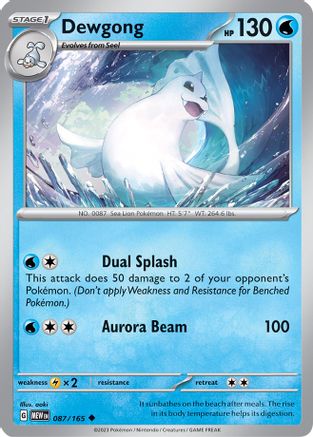 Dewgong (87) - SV Scarlet & Violet 151