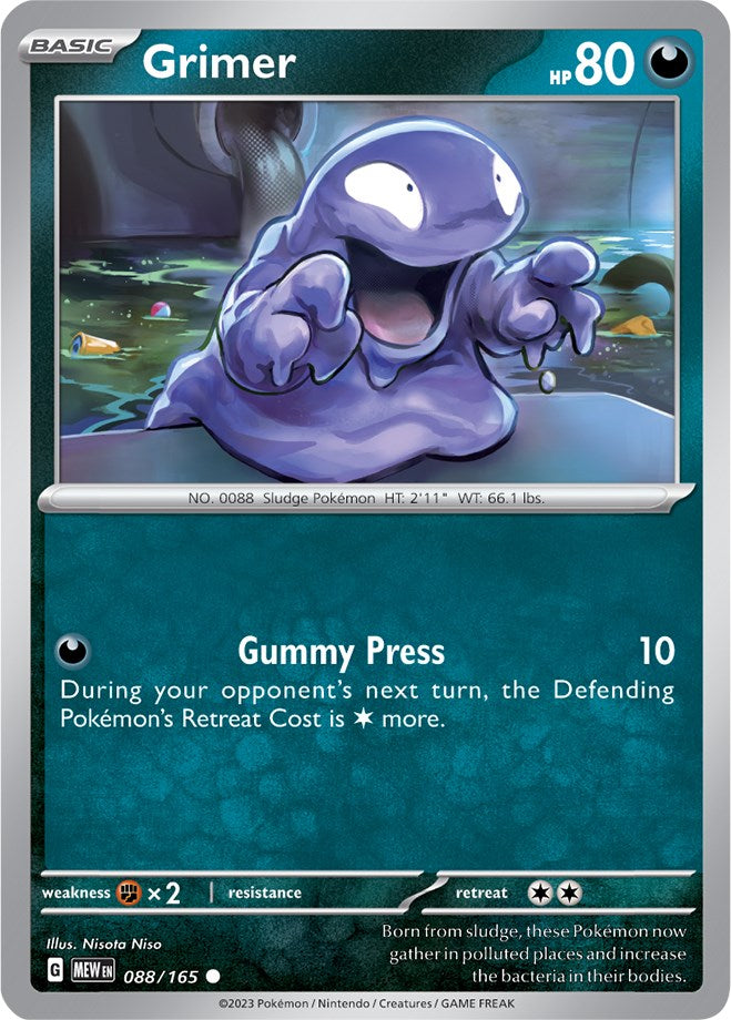 Grimer (088/165) [Scarlet & Violet: 151] | Silver Goblin