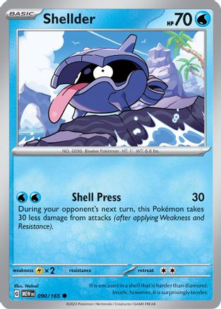 Shellder (90) - Scarlet & Violet 151