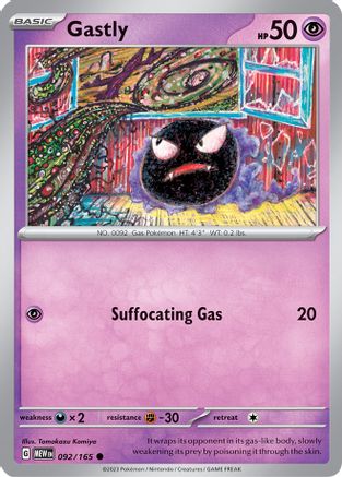 Gastly (092/165) [Scarlet & Violet 151] | Silver Goblin