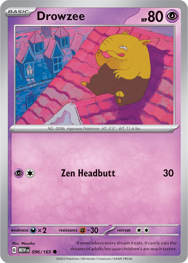 Drowzee (096/165) [Scarlet & Violet: 151] | Silver Goblin