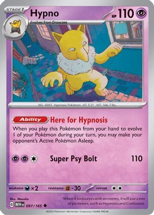 Hypno (97) - SV Scarlet & Violet 151