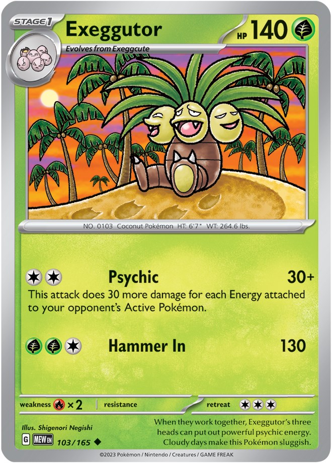 Exeggutor (103/165) [Scarlet & Violet: 151] | Silver Goblin