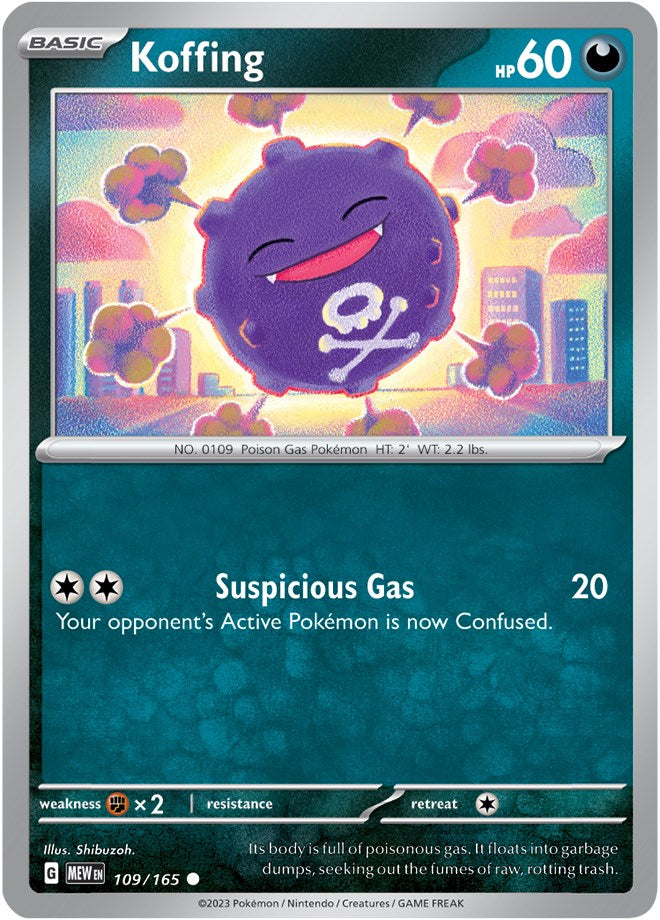 Koffing (109/165) [Scarlet & Violet: 151] | Silver Goblin