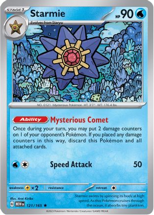 Starmie (121) Holofoil - SV Scarlet & Violet 151