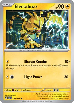 Electabuzz (125) - Scarlet & Violet 151