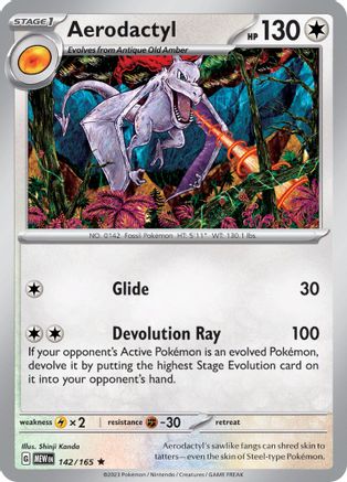 Aerodactyl (142/165) [Scarlet & Violet 151] Reverse Holofoil