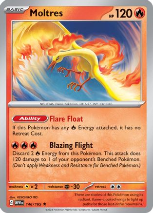 Moltres (146) Holofoil - SV Scarlet & Violet 151