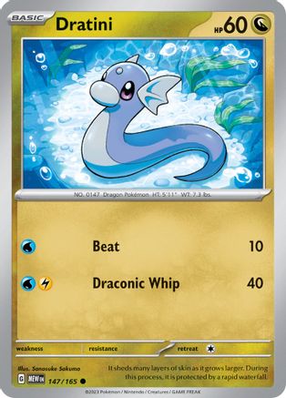 Dratini (147/165) [Scarlet & Violet 151] | Silver Goblin