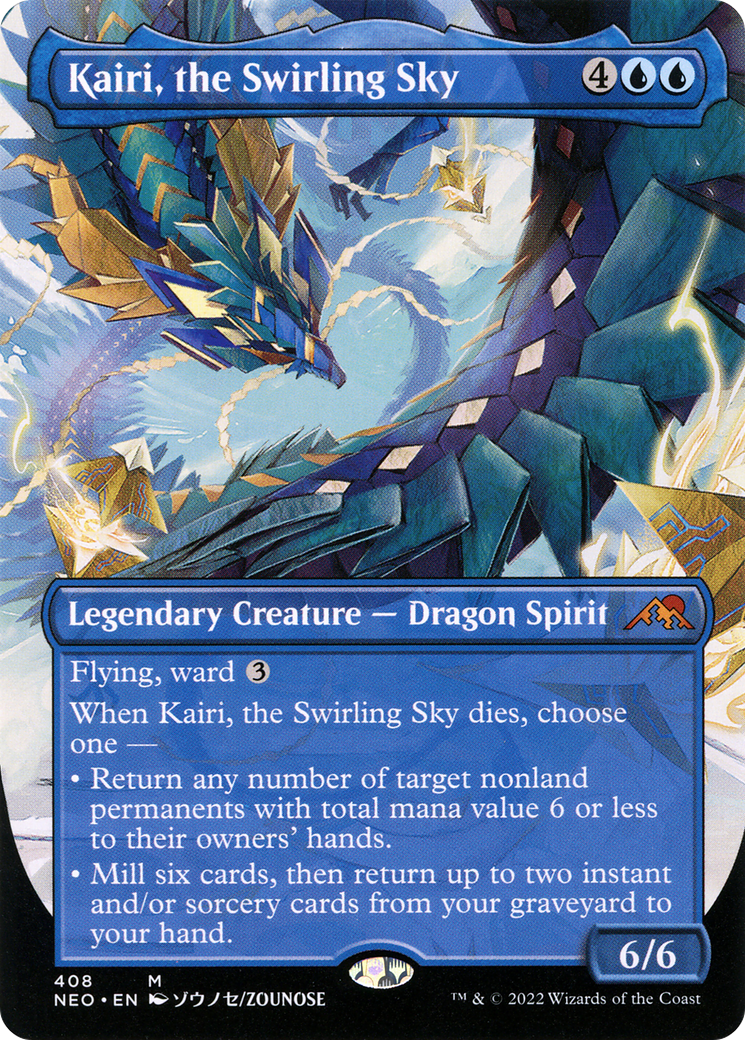 Kairi, the Swirling Sky (408) Foil - Kamigawa: Neon Dynasty