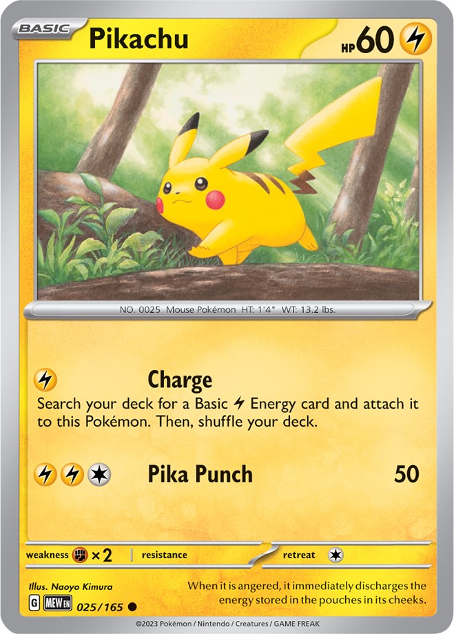 Pikachu (025/165) [Scarlet & Violet: 151] | Silver Goblin