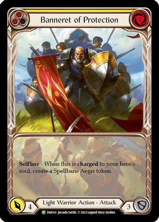Banneret of Protection (FAB163) Rainbow Foil - FaB Promos