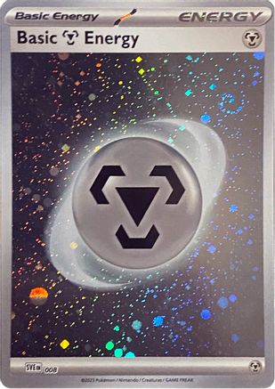 Basic Metal Energy (Cosmos Holo) (8) Holofoil - SVE Scarlet & Violet Energies