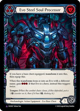 Evo Steel Soul Processor (Marvel) (EVO027) Cold Foil - Bright Lights