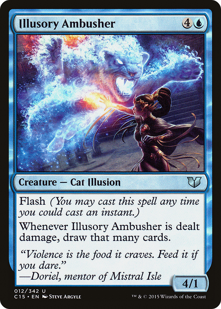 Illusory Ambusher [Commander 2015] | Silver Goblin