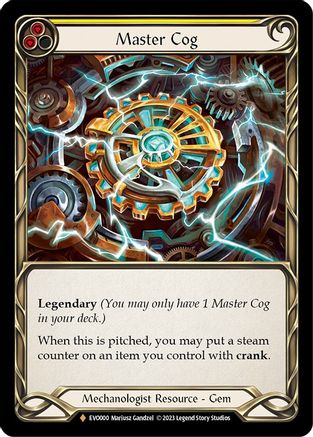Master Cog (EVO000) Rainbow Foil - Bright Lights