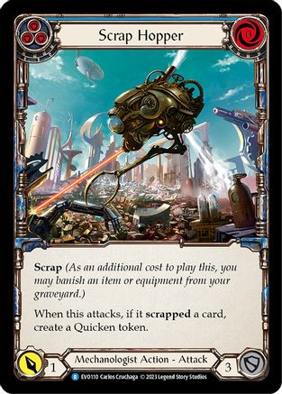 Scrap Hopper (Blue) (EVO110) Rainbow Foil - Bright Lights