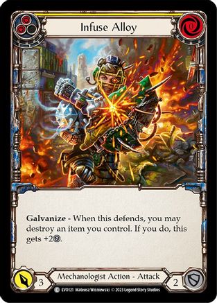 Infuse Alloy (Yellow) (EVO121) Rainbow Foil - Bright Lights