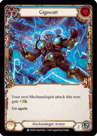 Gigawatt (Blue) (EVO158) Rainbow Foil - Bright Lights