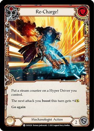 Re-Charge! (Red) (EVO228) Rainbow Foil - Bright Lights