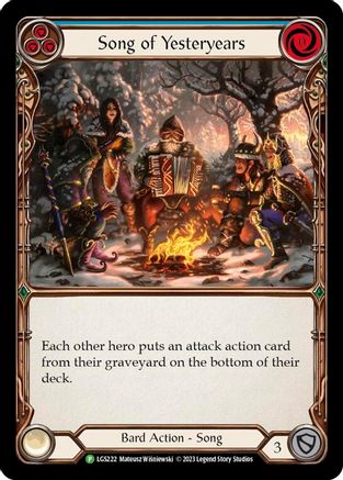 Song of Yesteryears (LGS222) Rainbow Foil - FaB Promos