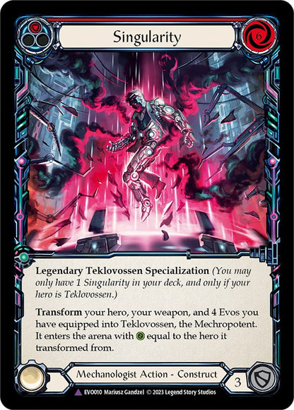 Singularity // Teklovossen, the Mechropotent (Marvel) (EVO010) Cold Foil - Bright Lights