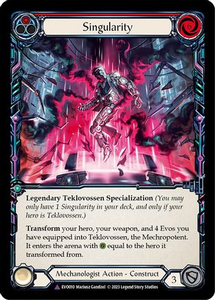 Singularity // Teklovossen, the Mechropotent (Marvel) (EVO010) Cold Foil - Bright Lights