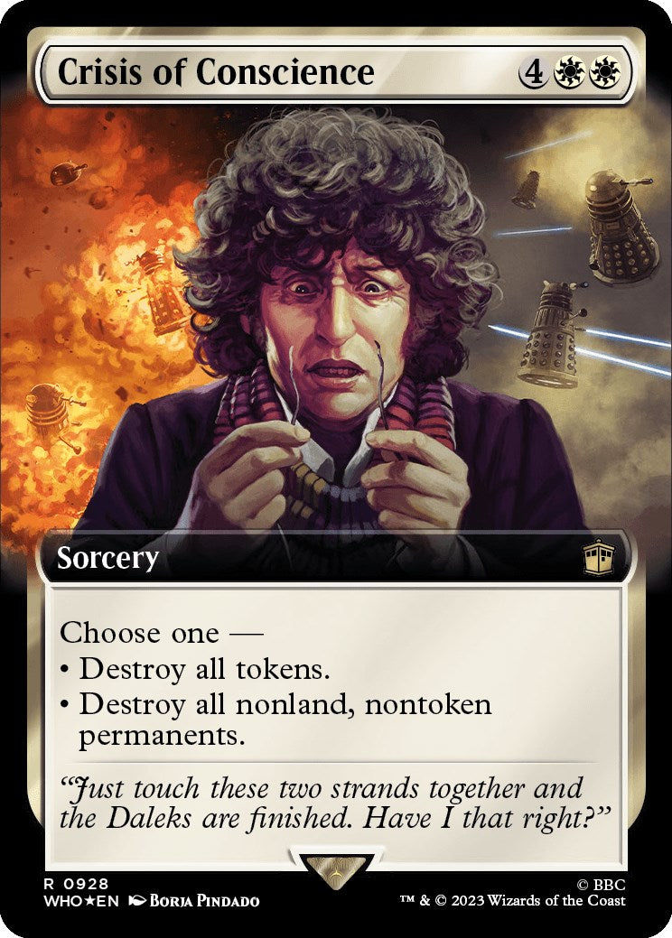 Crisis of Conscience (Extended Art) (Surge Foil) [Doctor Who] | Silver Goblin