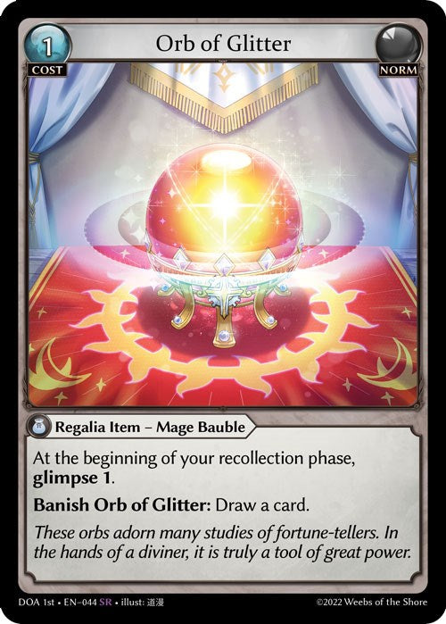 Orb of Glitter (044) [Dawn of Ashes: 1st Edition] Foil