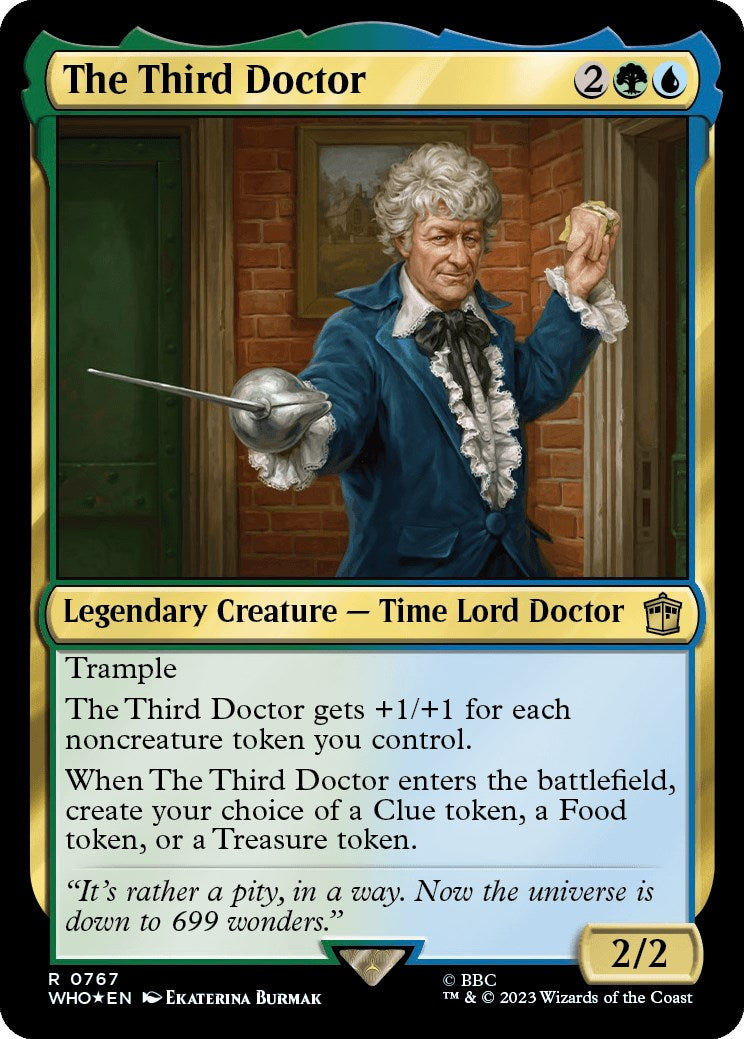 The Third Doctor (Surge Foil) [Doctor Who] | Silver Goblin
