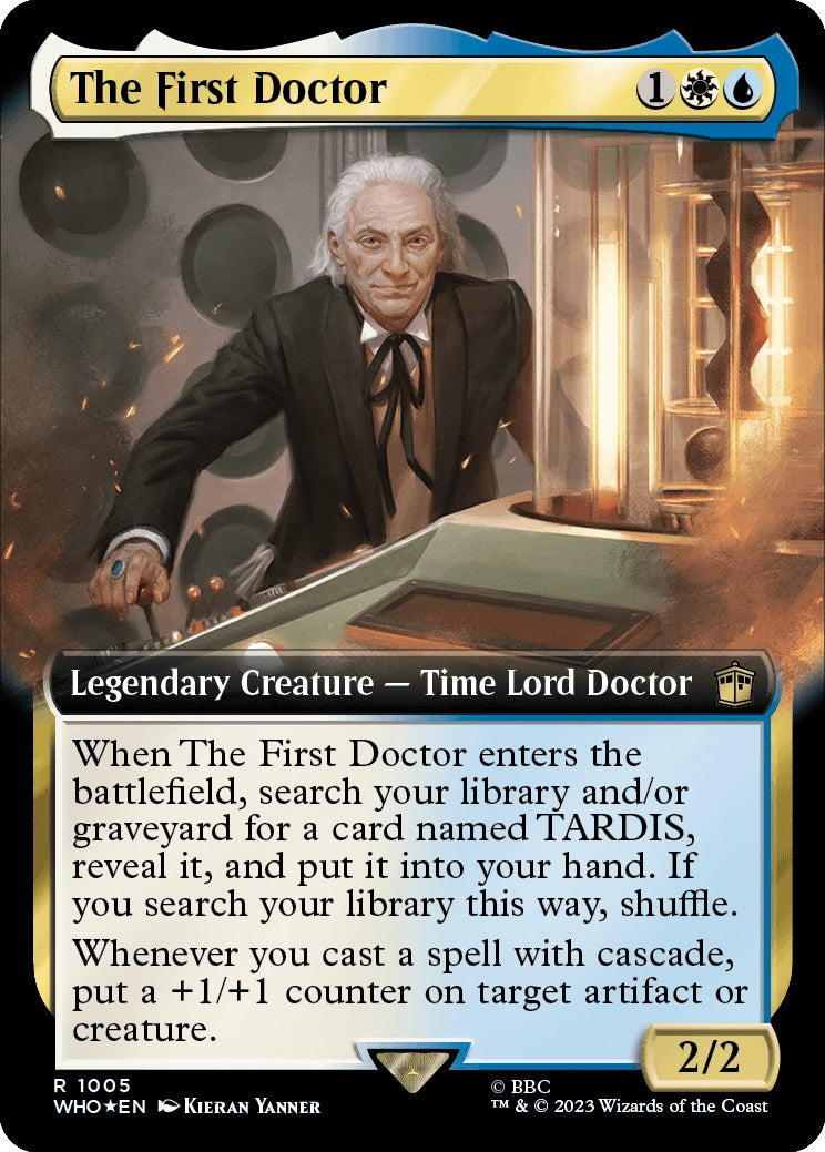 The First Doctor (Extended Art) (Surge Foil) [Doctor Who] | Silver Goblin