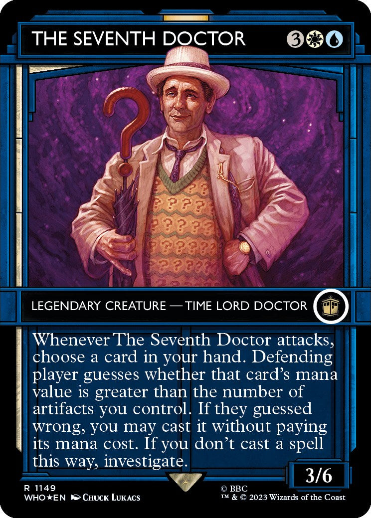 The Seventh Doctor (Showcase) (Surge Foil) [Doctor Who] | Silver Goblin