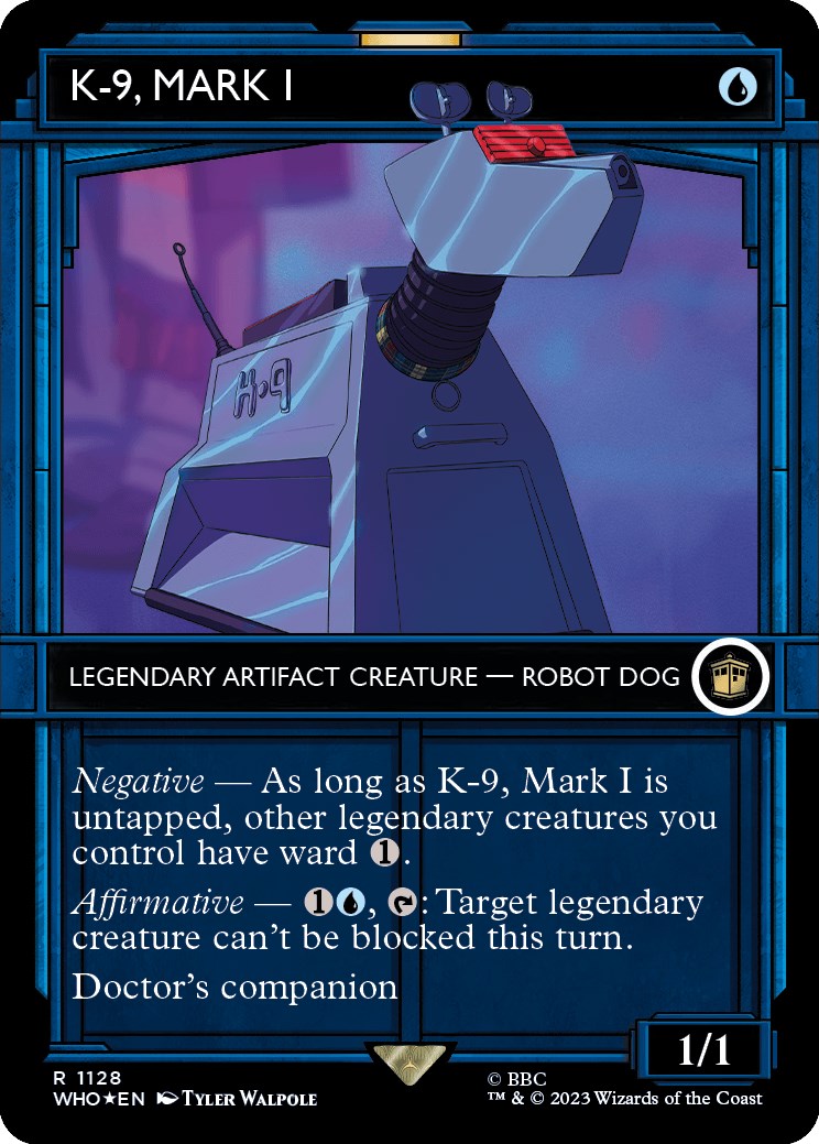 K-9, Mark I (Showcase) (Surge Foil) [Doctor Who] | Silver Goblin