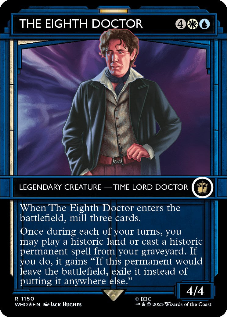 The Eighth Doctor (Showcase) (Surge Foil) [Doctor Who] | Silver Goblin