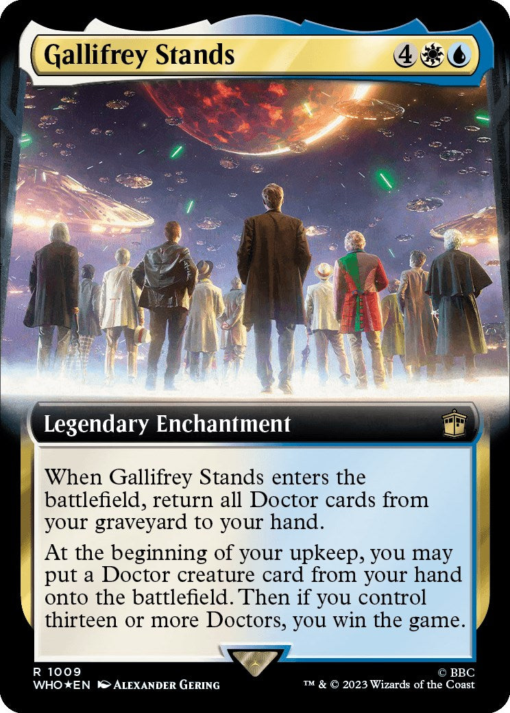 Gallifrey Stands (Extended Art) (Surge Foil) [Doctor Who] | Silver Goblin