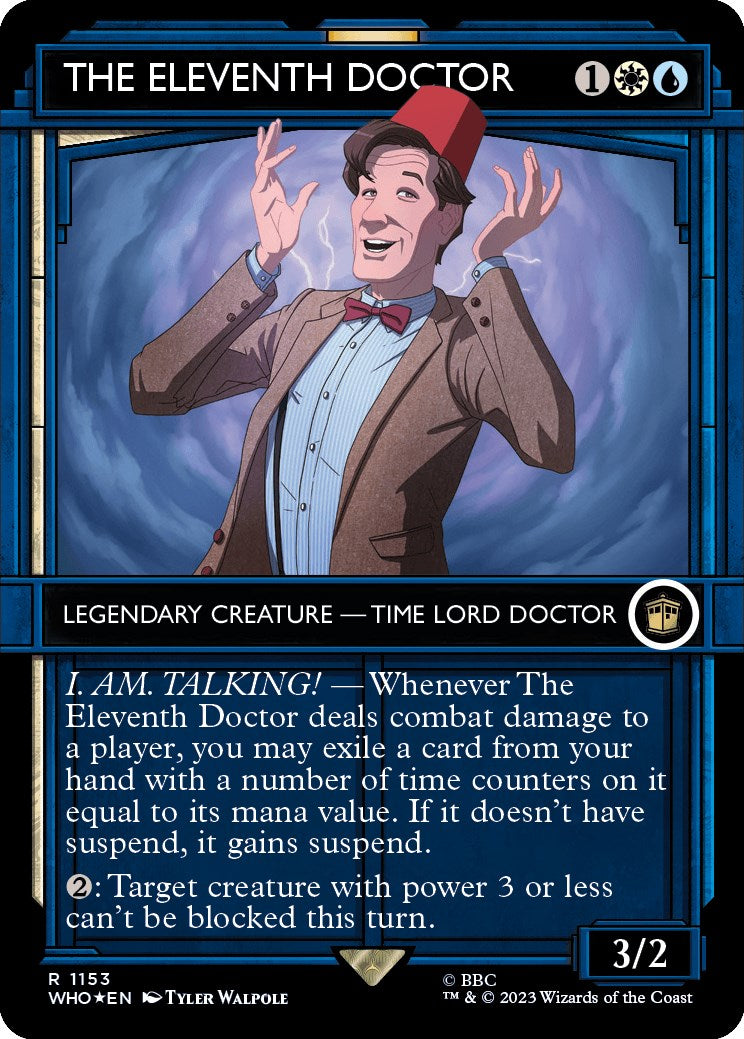 The Eleventh Doctor (Showcase) (Surge Foil) [Doctor Who] | Silver Goblin