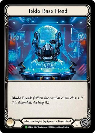 Teklo Base Head (LGS186) Cold Foil - FaB Promos