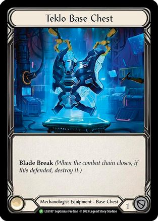 Teklo Base Chest (LGS187) Cold Foil - FaB Promos