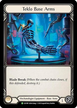 Teklo Base Arms (LGS188) Cold Foil - FaB Promos