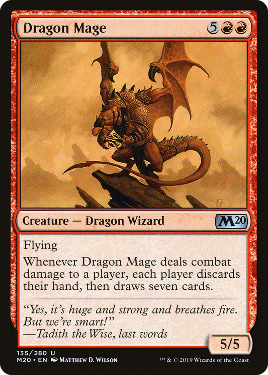 Dragon Mage (135) - Core Set 2020