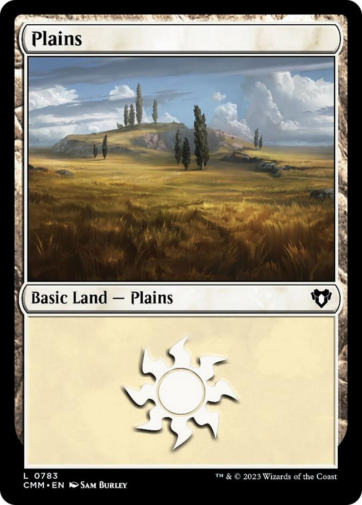 Plains (783) [Commander Masters] | Silver Goblin