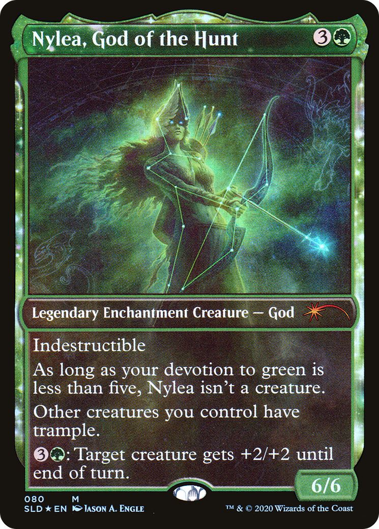 Nylea, God of the Hunt (080) Foil - Secret Lair Drop