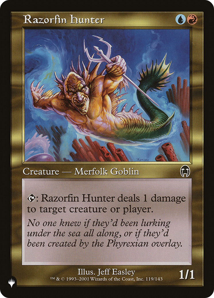 Razorfin Hunter (Retro) (APC-119) - The List