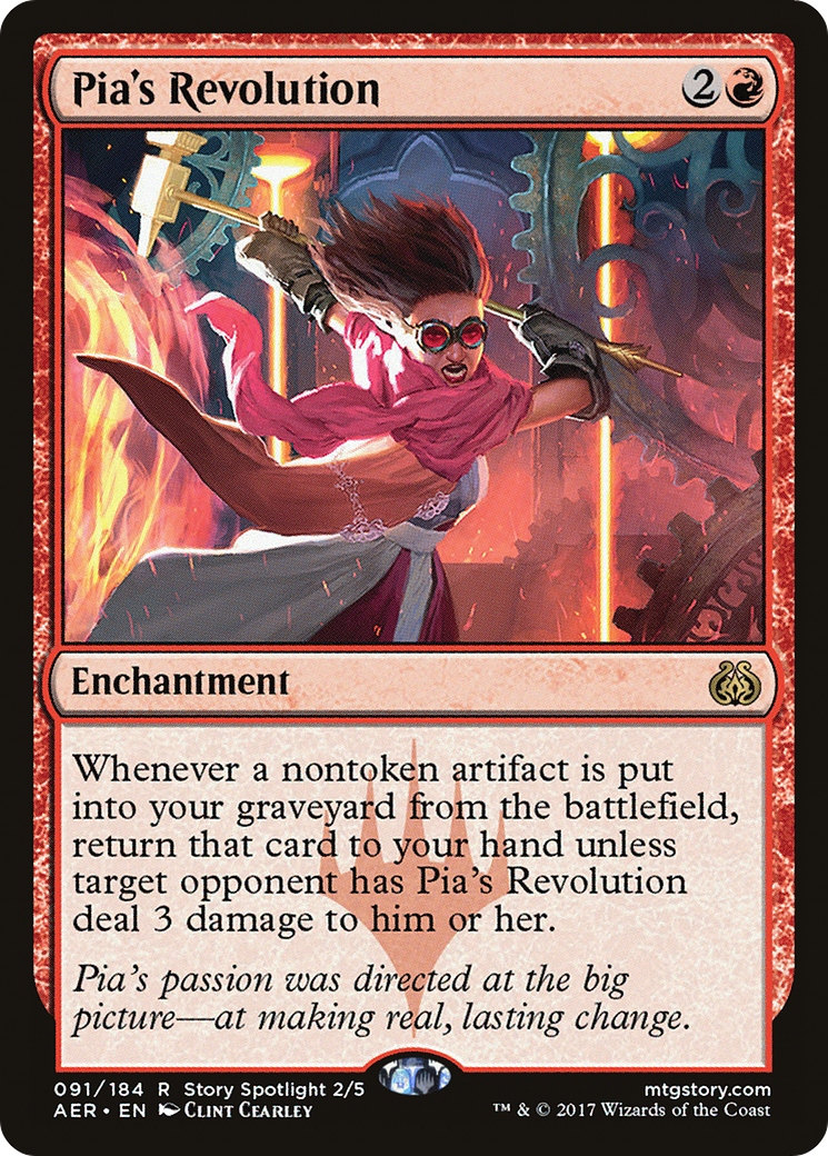 Pia's Revolution (091) Foil - Aether Revolt