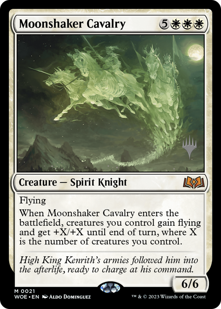 Moonshaker Cavalry (021) Foil - Wilds of Eldraine Promos