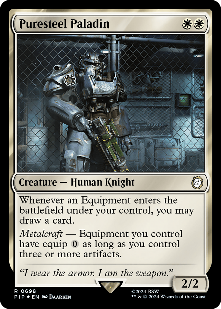 Puresteel Paladin (Surge Foil) [Fallout] | Silver Goblin