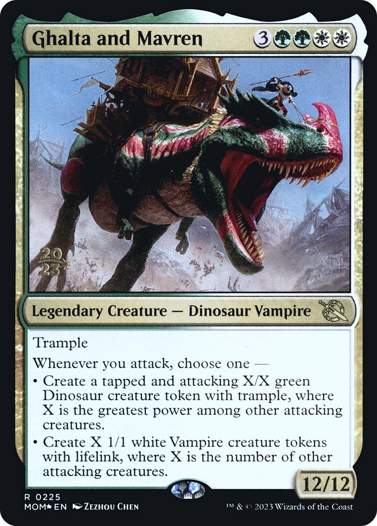 Ghalta and Mavren (225s) Foil - March of the Machine Promos